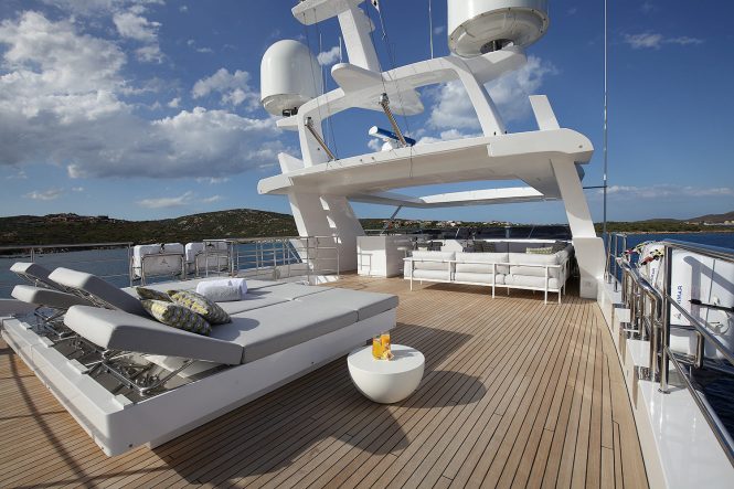 aboard Benetti Veloce 140 superyacht