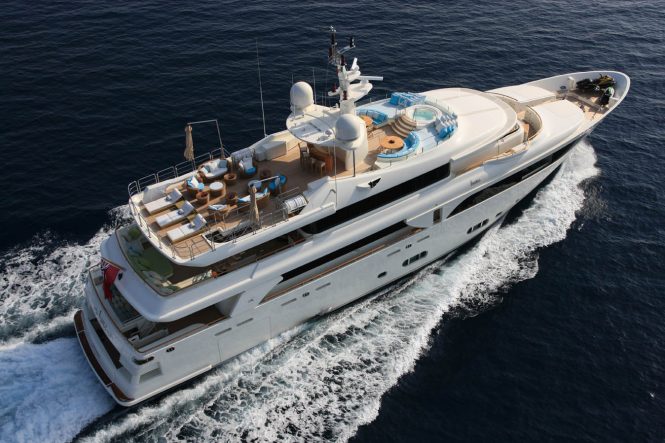 Luxury charter yacht HANA