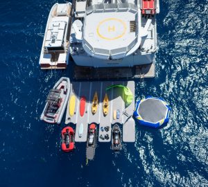 17 Superyachts with the Coolest Water Toys Collection available for Charter
