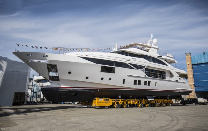 BF105 motor yacht My Way launched by Benetti