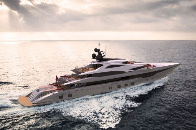 Bligin 263 superyacht rendering