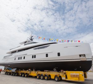 Alia Yachts launched motor yacht Virgen Del Mar VI