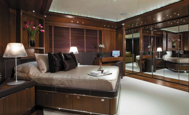 Elegant accommodation aboard MARAYA
