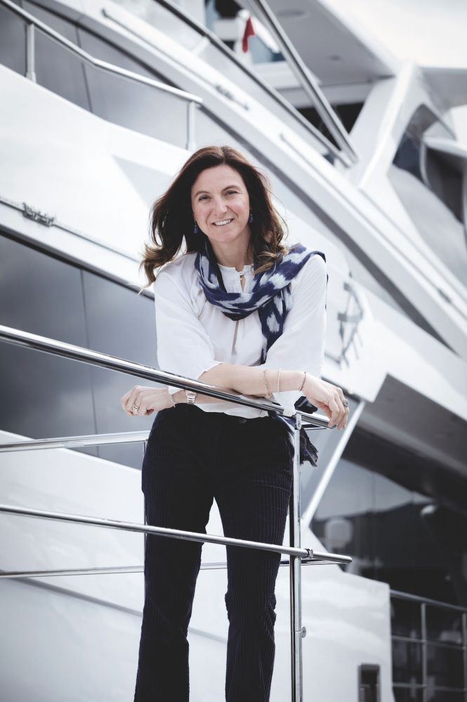 Giovanna Vitelli - Azimut Benetti Group Vice President aboard Mr. OH