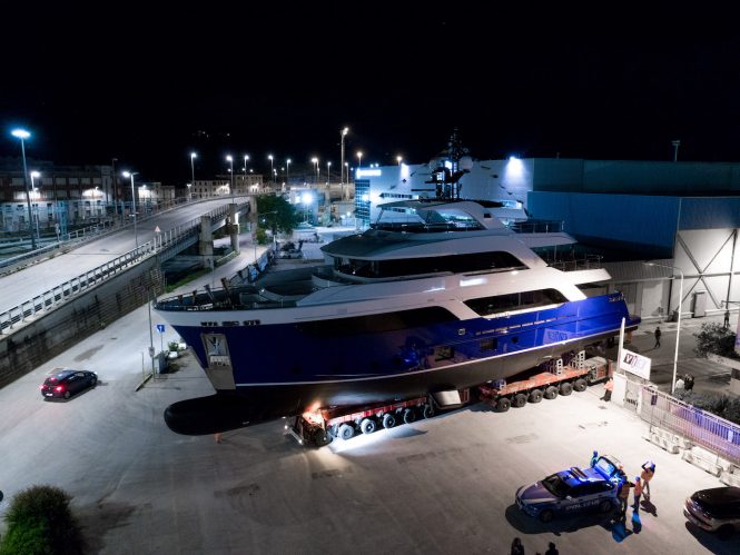 Launch of motor yacht GATTO