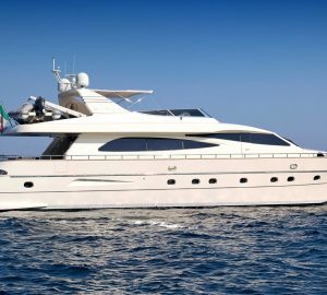No Delivery Fees for 26m motor yacht MALO' between Sardinia and Naples