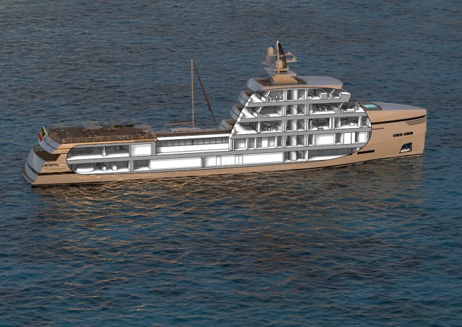 RSY 85mt SVY concept by Tommaso Spadolini for Rosetti Superyachts 6