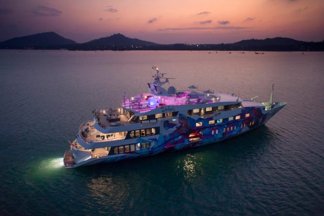 SALUZI available for charter around the Mediterranean offering accommodation for 32 guest