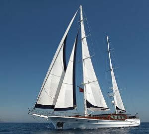 No Delivery Fees for Sardinia and Corsica yacht charter aboard 43m S/Y CLEAR EYES