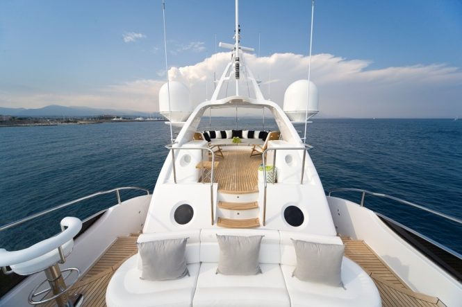aboard Mediterranean charter yacht SALU