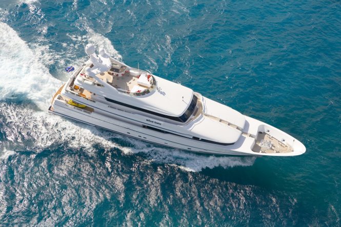 aerial view of TATYANA (ex Blind Date)