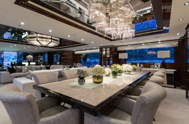 Elegant main dining area