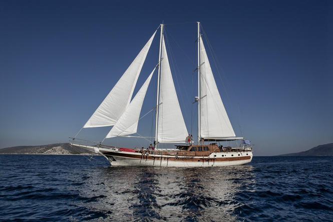 Greek yacht charter with gulet ERATO
