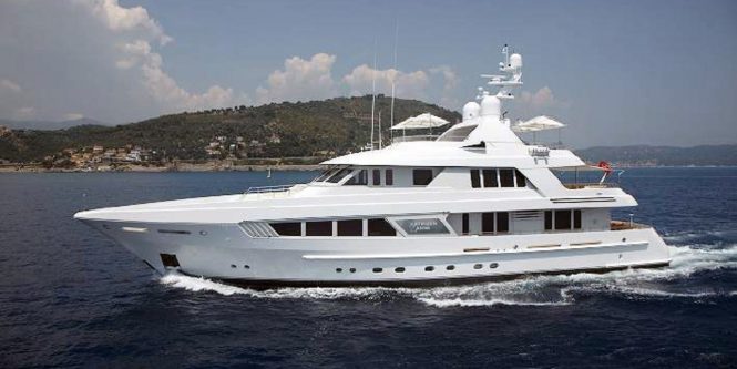 Kathleen Anne available for luxury charter vacations in the Western Mediterranean