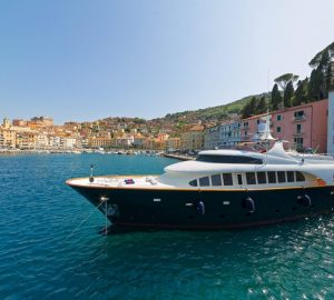 'No Delivery Fees' charter special for 27m motor yacht BUGIA in Italy
