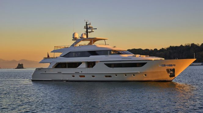 Luxury motor yacht TAKARA available for charter