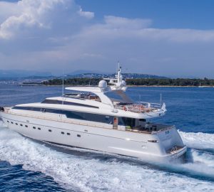 Sanlorenzo Motor Yacht SUD offering 15% off June charters in Western Mediterranean