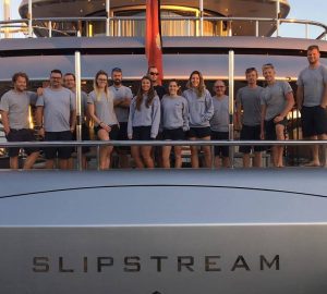 Luxury charter yacht Slipstream awarded Yachts du Coeur trophy for hurricane aid