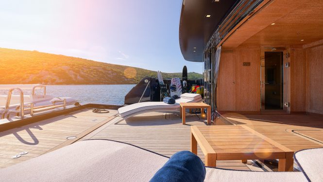 Onboard Jacuzzi for complete relaxation