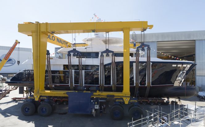 Stella di Mare motor yacht ready to be launched