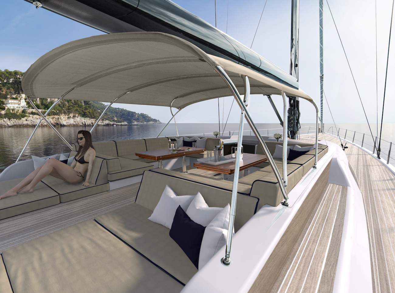 yacht bimini design
