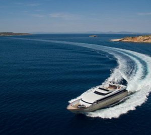 34m motor yacht ITHAKI offering 10% off Greek charter vacations