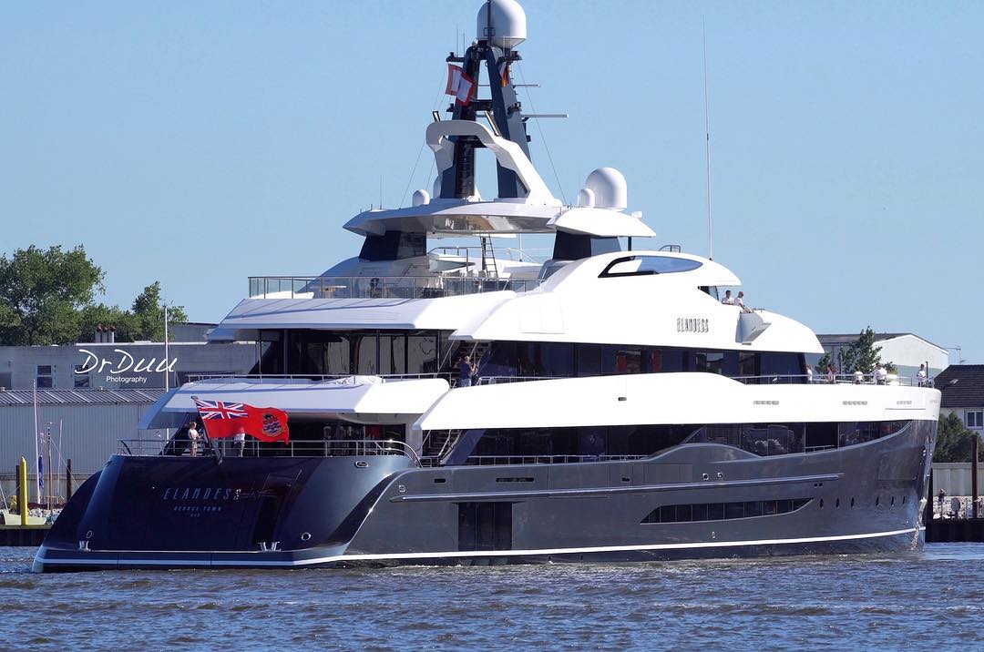 Abeking & Rasmussen motor yacht Elandess delivered. Photo credit DrDuu