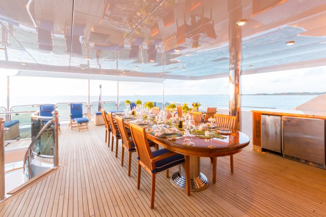 Alfresco dining area