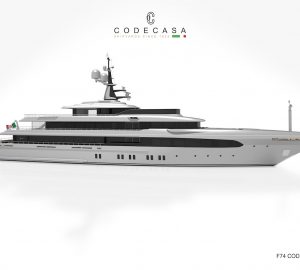 65m Codecasa Superyacht F74 to be delivered next summer