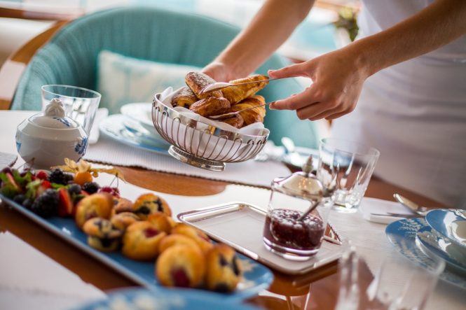 Fabulous breakfast every morning with high-quality service from the crew