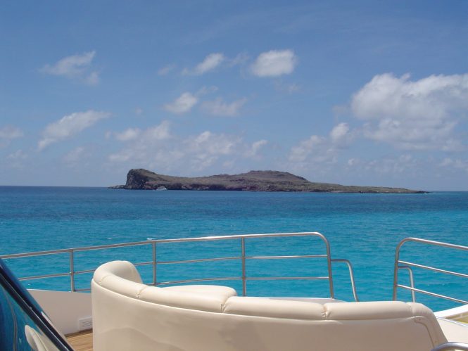 Fabulous views from the yacht