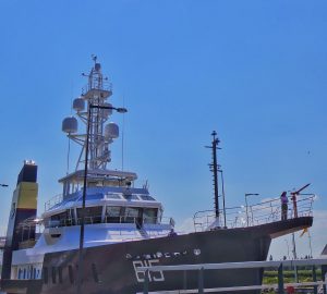 Feadship superyacht Sherpa. Photo credit Instagram:@robbie_reewijk