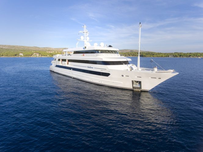 Katina available for Mediterranean yacht charters this summer
