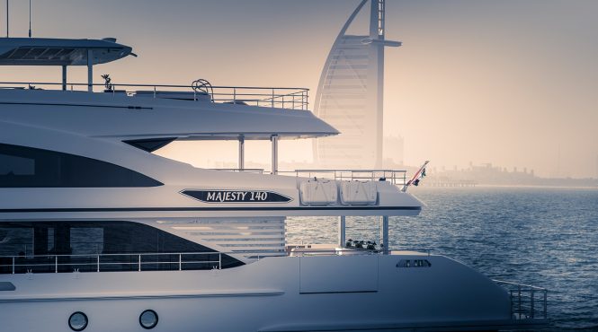Majesty 140 yacht in Dubai