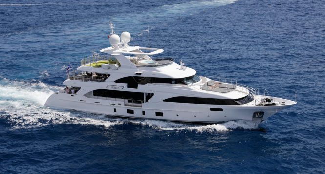 Superyacht EDESIA cruising in the Mediterranean