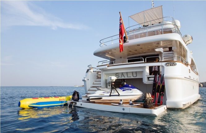 Water toys selection at your disposal during the entire vacation