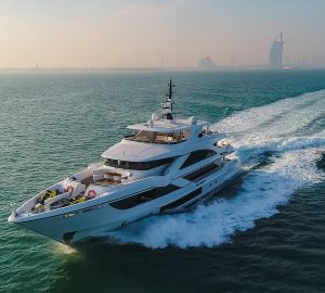 Glamorous life on board luxury yacht C’EST LA VIE - latest Majesty 140 from Gulf Craft