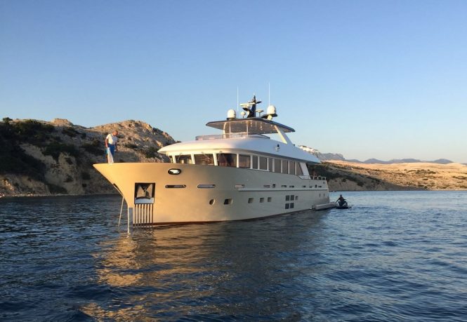 Luxury motor yacht DON MICHELE offering Mediterranean charters