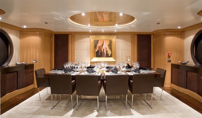 Beautiful dining saloon