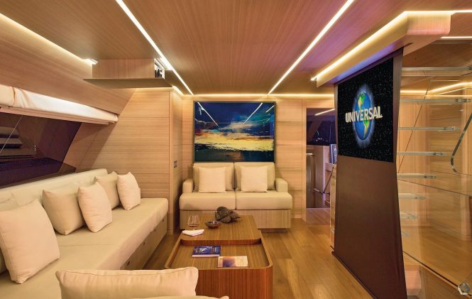 Cinema in the saloon