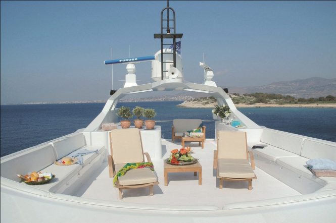 Fabulous sun deck offering great spaces to relax