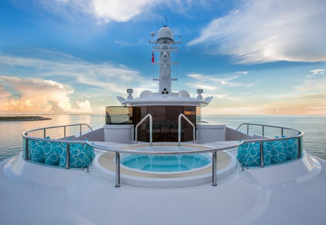 Fantastic Jacuzzi on the sun deck
