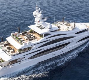 Yacht Charter Special for Hero World Challenge Golf Tournament with 58m ILLUSION V