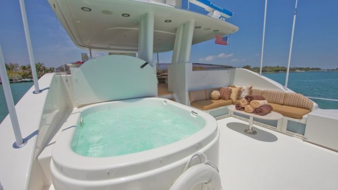 Jacuzzi on the sun deck