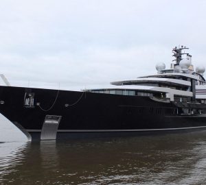 135m Mega Yacht CRESCENT by Lurssen delivered