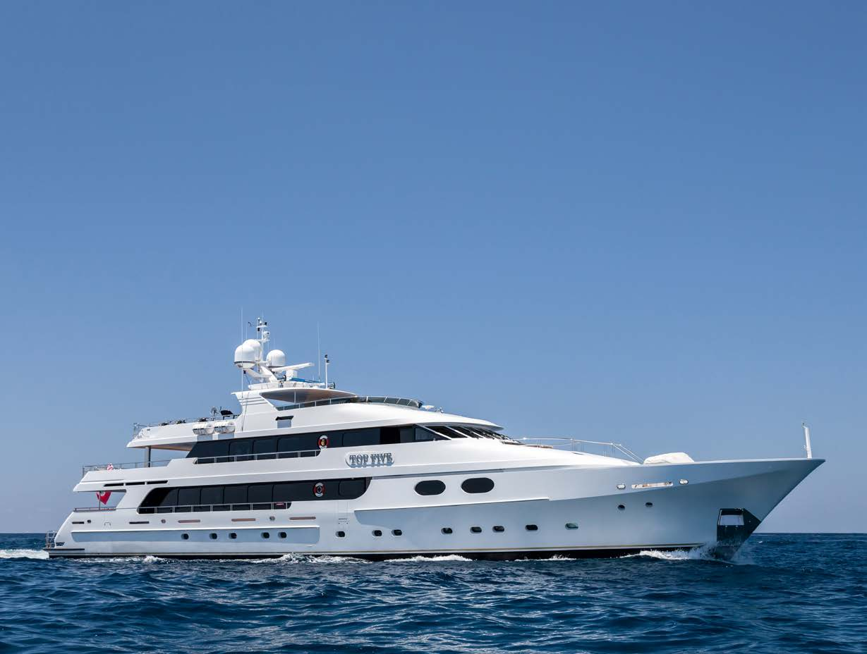 top five yacht charter