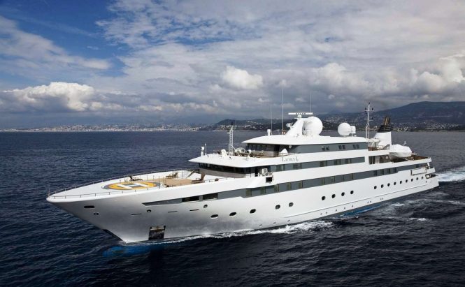 Mega yacht LAUREN L