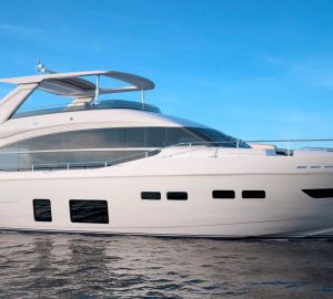 Charter brand new 24m Princess motor yacht LEMON NOT LIME in the Caribbean this Winter