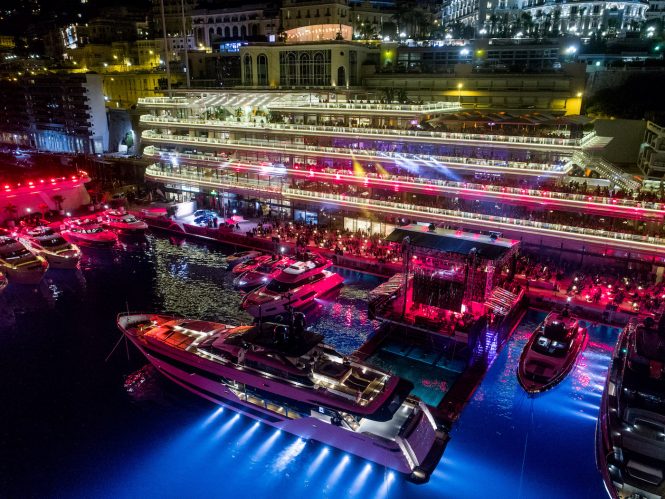Private preview event by Ferretti at Monaco Yacht Club