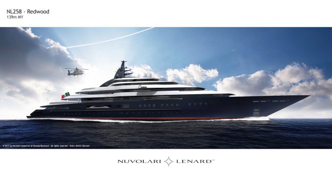 Project REDWOOD designed by Nuvolari Lenard and built by Lurssen